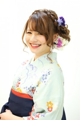 ☆袴　着付＋ヘアセット　☆　卒業式パック　