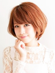 キュートフェミニンボブ