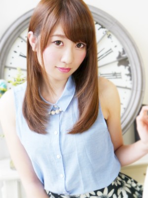 【森】ツヤ美髪ストレートセミディ 【森】ツヤ美髪ストレートセミディのイメージ画像