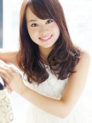 【松田】 ふわふわ可愛い暗髪セミディ☆ 【松田】 ふわふわ可愛い暗髪セミディ☆のイメージ画像