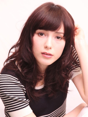 ハーフ美人テイストの愛されミックスカール！！