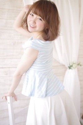 こだわりバングで小顔☆ふんわりボブ♪