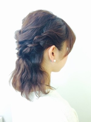 ハーフアップ☆