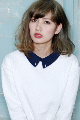 「メルティモーブカラー抜け感ボブ」早崎陽一