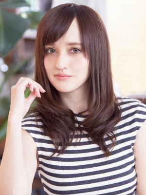 ☆毛先ワンカールして♪女子力高めなスタイル☆