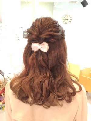 ハーフアップ☆