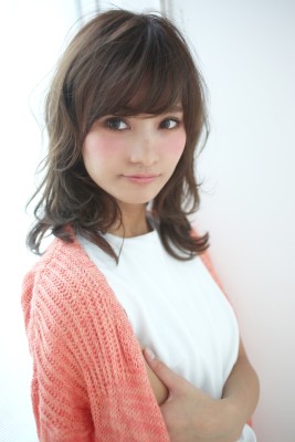ニュアンスカールエアリーボブエアリーカールふわふわボブA16