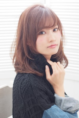 ニュアンスカールエアリーボブエアリーカールふわふわボブA18
