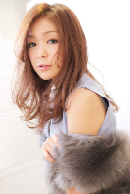 透け感が可愛いフェミニンなセミディ【H-197】