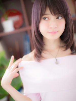 【ぱっつんバング】゛ダークトーン゛のさらつや♪ストレート