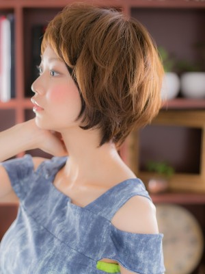 小顔☆ふんわり無造作ショート
