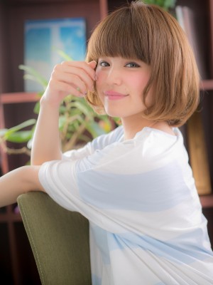 好感度up♪なガーリーふわボブ