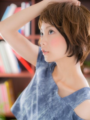 【ショートスタイル】小顔シルエットな、ふんわり無造作ショート 【ショートスタイル】小顔シルエットな、ふんわり無造作ショート