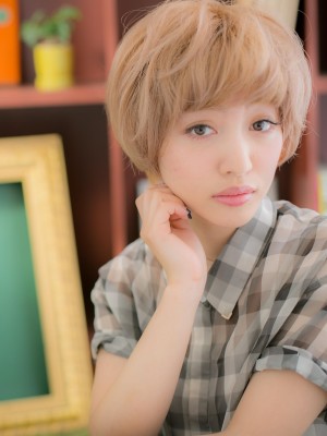 【ハイトーン】≪ハイトーンｘ無造作感≫技ありショート