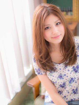 【ワンカール】大人かわいい☆ゆらぎセミロング