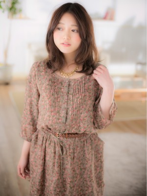 好感度UP★ほんのりbrownのナチュラルミディb