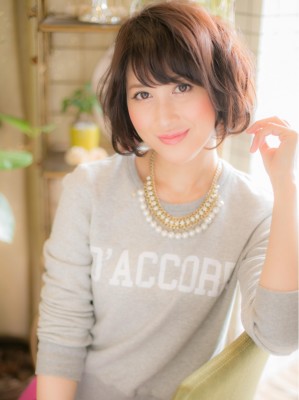 大人カジュアル☆★上品ゆるボブ2