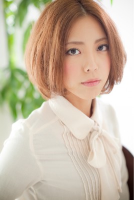 ふわストレートな大人ボブ2