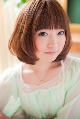 小顔効果も嬉しい!厚めバングのナチュ可愛ボブ2
