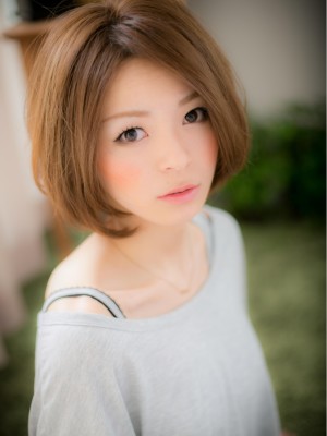 軽やか♪大人クールな毛束感ボブ2