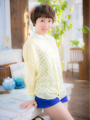ぱっつん感が可愛い！個性派★マッシュボブb