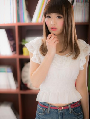 クールsweetなワンカールストレートb
