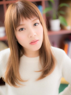 さらさら♪ストレート＋短めバングa