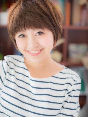 Happy ラフショート♪眉見せでCuteに♪a
