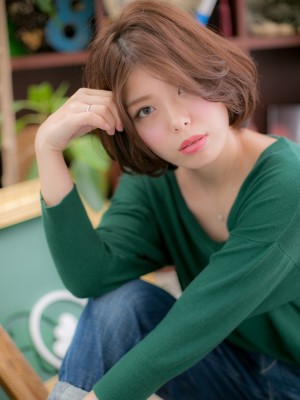 つやさらが決め手☆のエアリーボブa