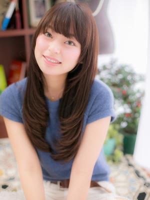 素髪感が魅力たおやかロングa