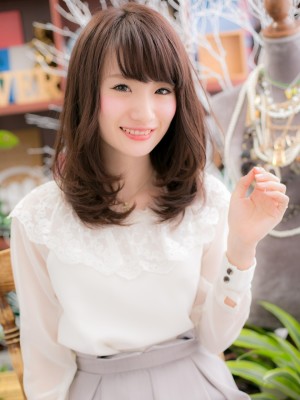 ダークカラーで♪大人お嬢様セミディa