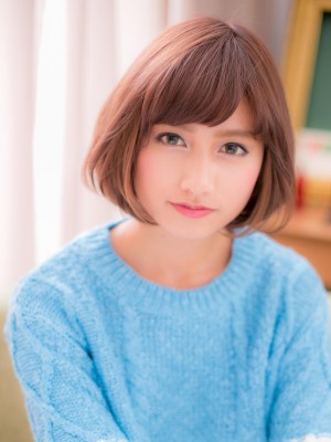 【ボブスタイル】“顔周りハイライト”でワンランクUP★ボブ