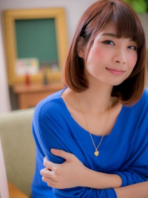 【ボブスタイル】【何気ない☆おしゃれ感】ある‥ツヤミディ
