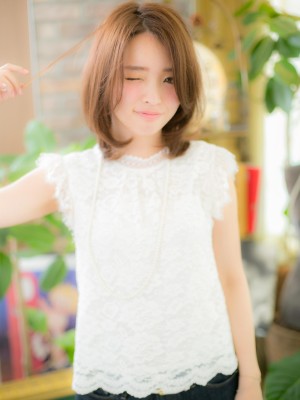 落ち着いた‥ミディアムレイヤ―b