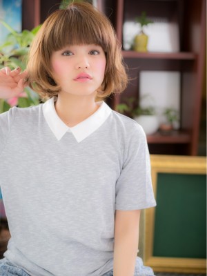 ぱっつんバングと★フェアリーボブb ぱっつんバングと★フェアリーボブbのイメージ画像