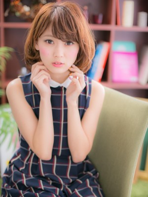 遊ぶ毛先が可愛い♪大人sweetボブb
