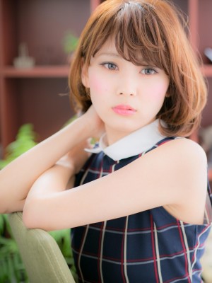 遊ぶ毛先が可愛い♪大人sweetボブa
