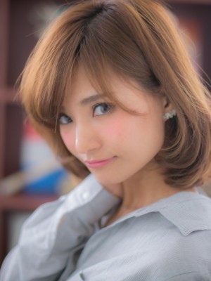 シフォンカールで大人レディ・セミディa