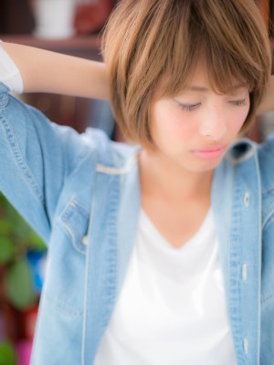 ハイトーンカラーで★アクティブボブa