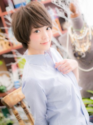 好感！なごみ系のふんわりショートb