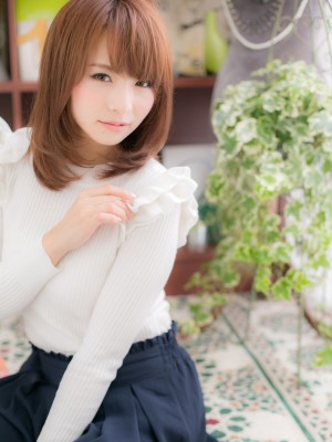 柔らかなエアリーニュアンス・ワンカールb