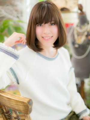 内巻きワンカールでまとまる♪b 内巻きワンカールでまとまる♪bのイメージ画像