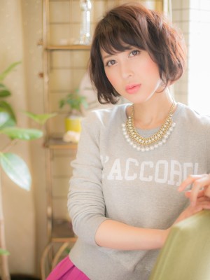 大人カジュアル☆★上品ゆるボブｃ