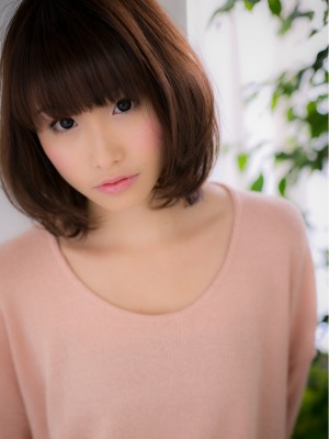 揺れる毛先が可愛い★エアリー小顔ボブ