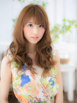 華やぐ♪モカブラウンの、くっきりウェーブa