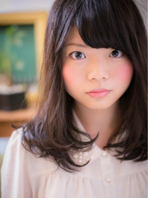 スタイリング楽々♪ワンカールストレート