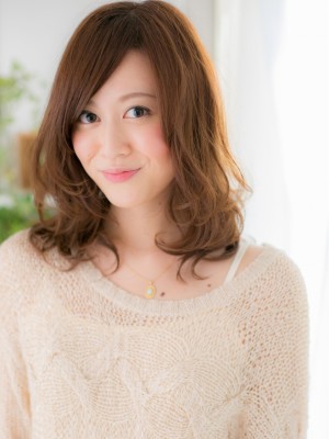 《キャラメルカラー》と☆ゆるふわミディb