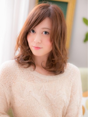 《キャラメルカラー》と☆ゆるふわミディa