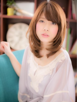 まとまる毛先【エアリー】ツヤ☆ミディーb