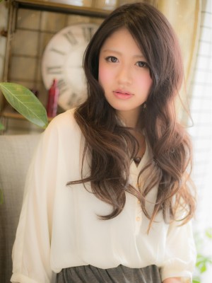 美人顔カラー☆ツヤふわロングb